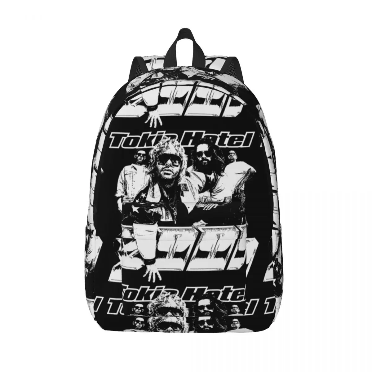 

Tokio Hotel Backpack for Men Women Teenage Student Work Daypack German Rock College Shoulder Bag with Pocket