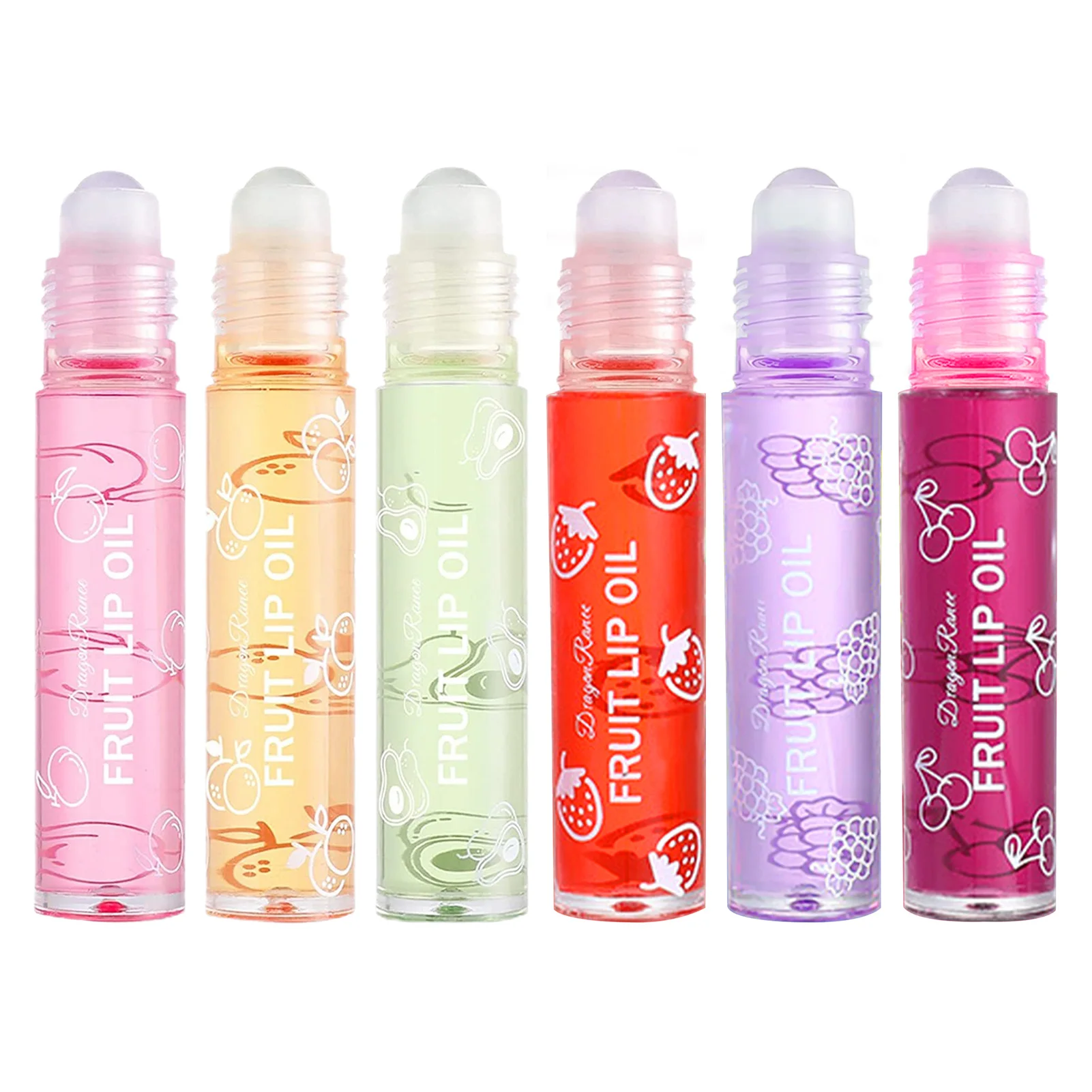 Roll-on Lip Balm Lip Makeup Primer Moisturizing Clear Transparent Lip Oil Long Lasting Hydrating Lip Gloss Moisturizing Lip Balm