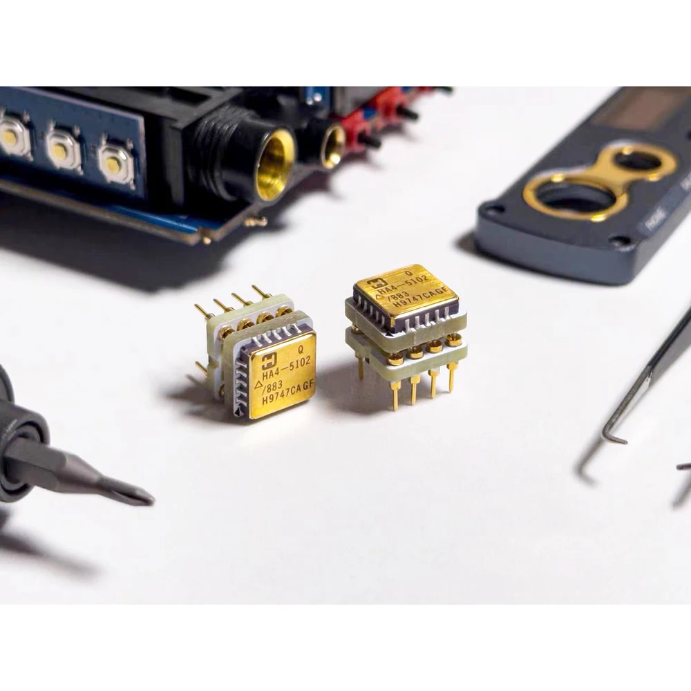 HA4-5102/883 OP AMP HARRIS 골드 씰 듀얼 연산 증폭기 항공우주 정밀 칩 CNC 자동화 HIFI 오디오 업그레이드 뮤즈