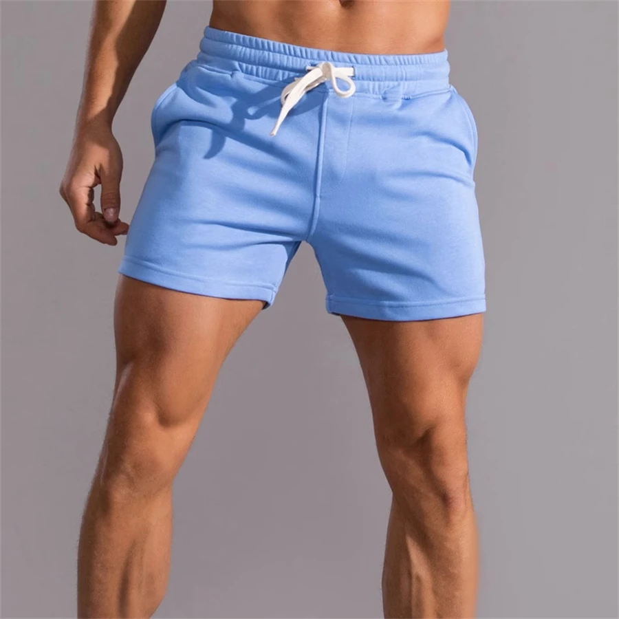 Summer Men's New INS Trendy High Street Flow Loose Shorts Cross border Sports Leisure Breathable Solid Color Fitness Pants