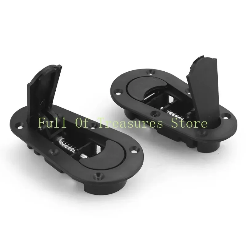 Kit Cierre Rápido Capó Coches - Estilo Carreras Fibra Carbono - Sin Llave - Negro/Carbono