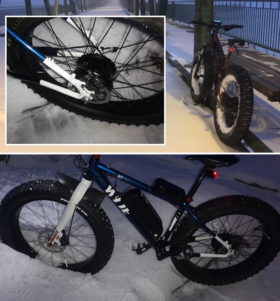 48V 1000W 20/26*4.0inch Snow E-bike Fat Tire Conversion Kit Hub
