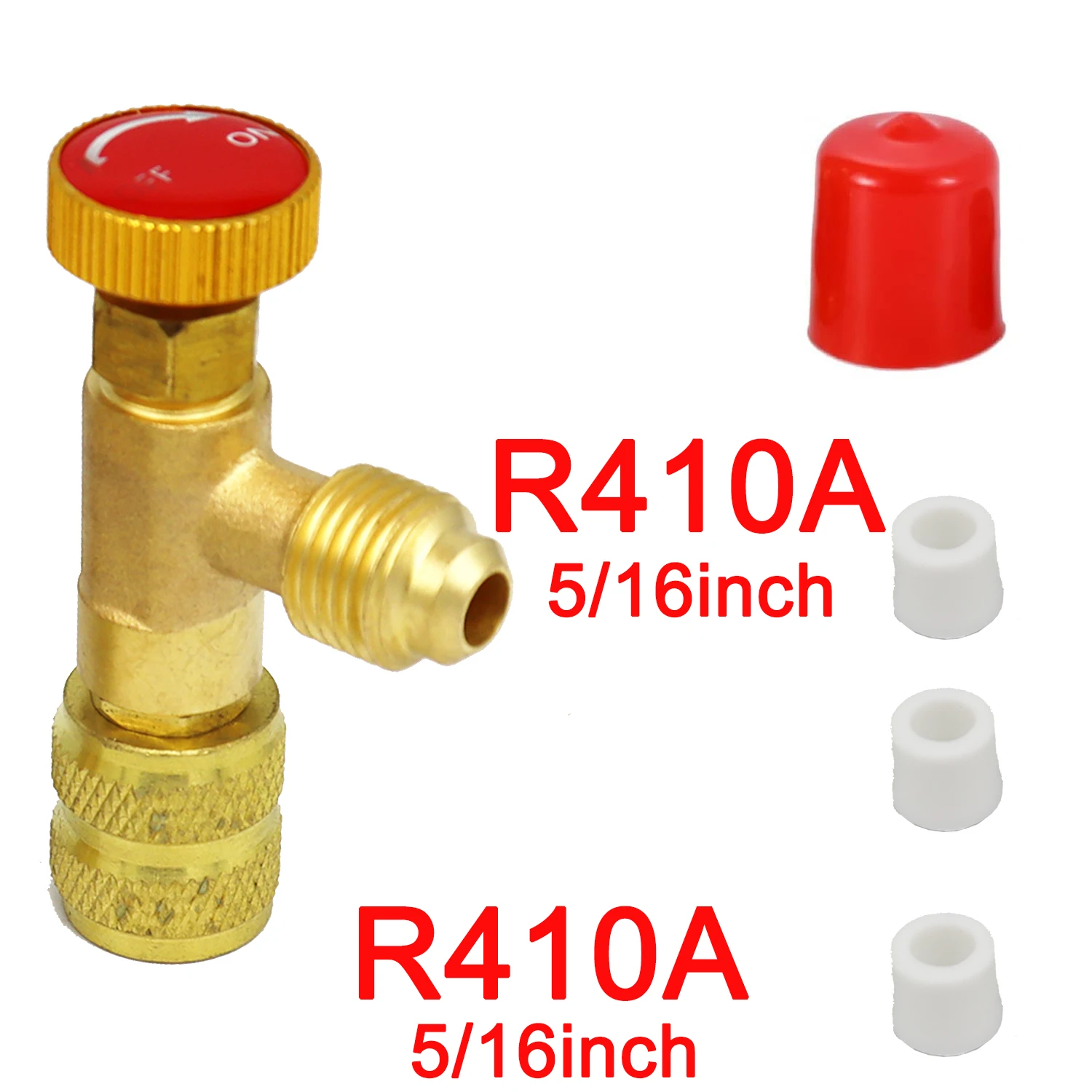 Enhanced Refrigerant Charging and Safety Valve for Air Conditioning Systems