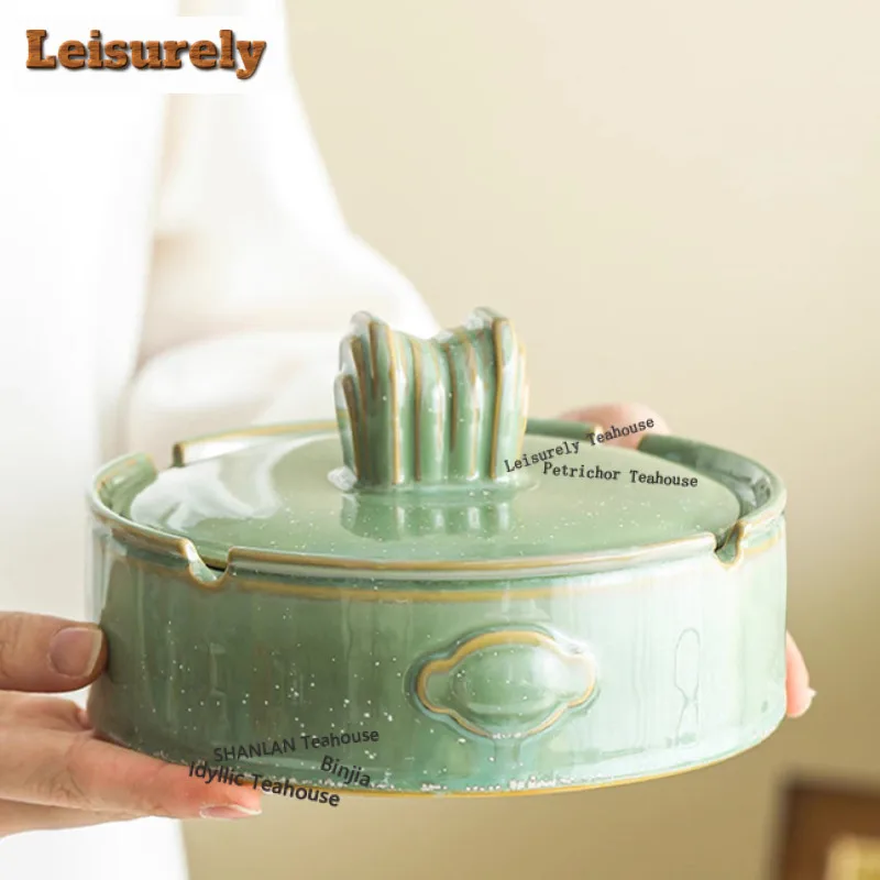 Starry Sky Official Hat Ashtray Antique Ash Tray Household Weed Smoking Chinese Tea Set Supplies Ornaments Tea Ceremony Supplies