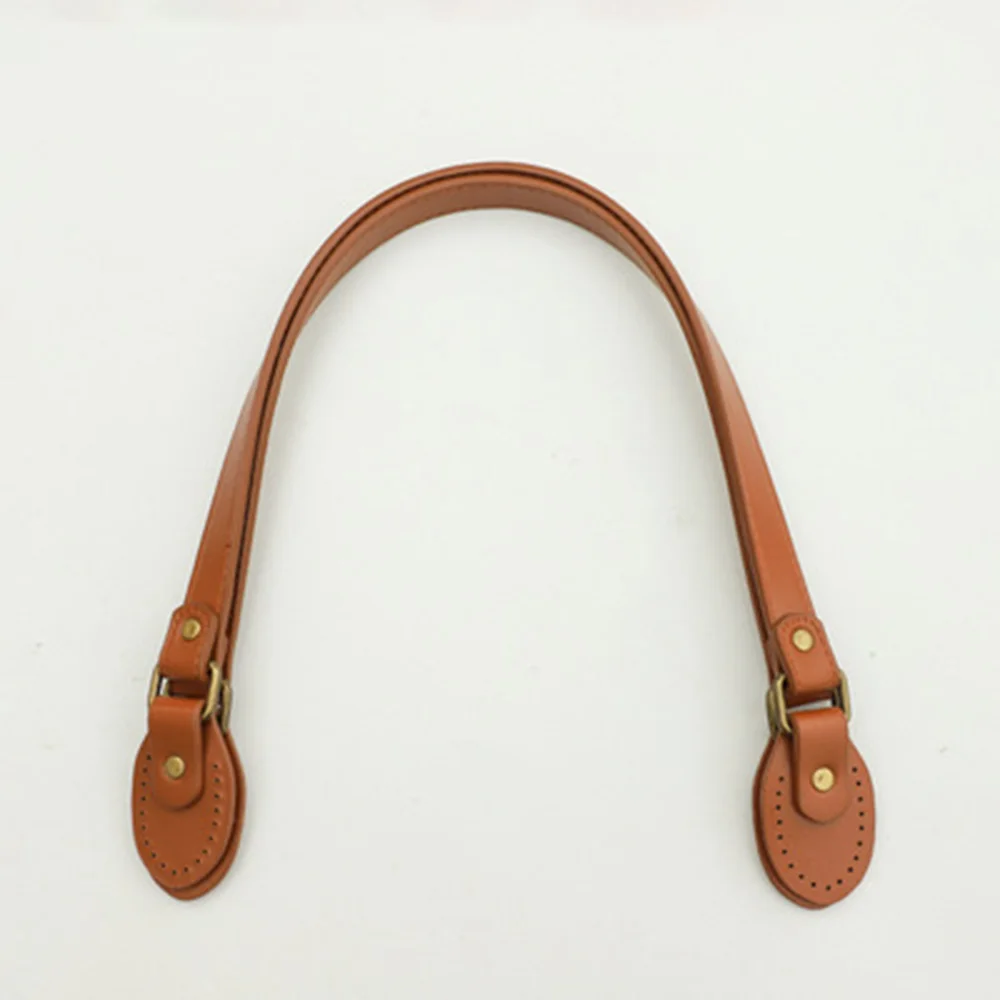 62cm Bag Strap DIY Handmade Accessories PU Leather Perforated Handle Simple Handbag Strap Handle High Quality Bag Rope Wholesale
