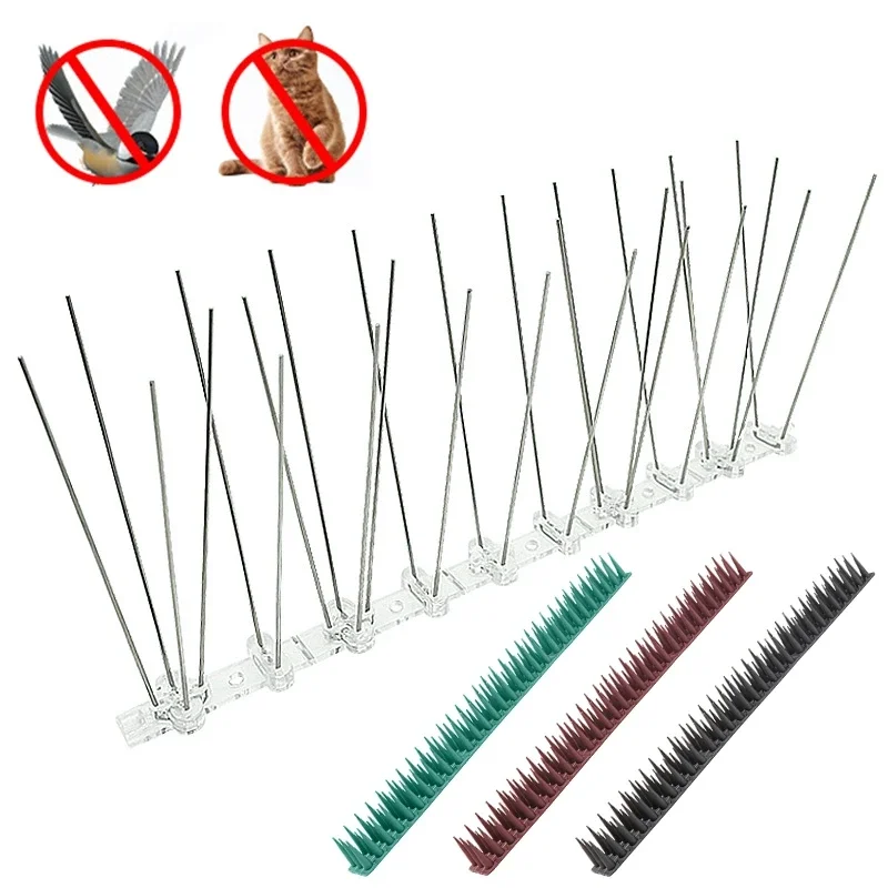 Plastic Bird And Pigeon Spikes Stainless Steel Bird Repeller Plastic Anti Cat Anti Pigeon Birds Repellent Spikes Pest Control - Image 3