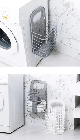 

Foldable Portable Laundry Basket Wall Mounted Dirty Clothes Basket Bathroom Clothes Storage For Clothing Toy Storage Organizer