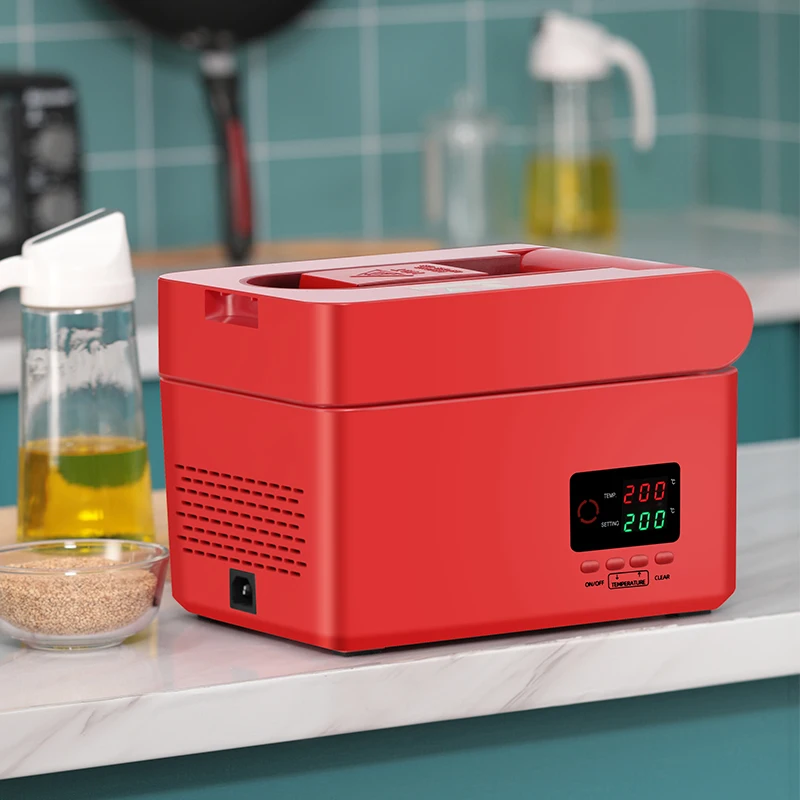 RG-108 Smart Home Oil Press 600W High Extraction Rate Oil Press With Digital Temperature Control Squeezed Coconut Meat Sesame Fl 3