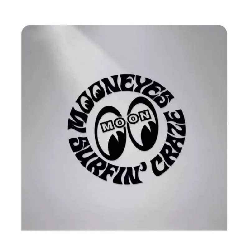 Reflective Stickers Moon Racing Decals for Car Motor Helmat