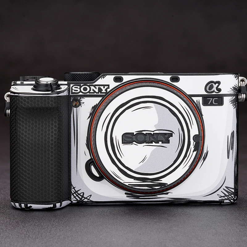Per Sony A7C / A7C Ii Versione 2D Adesivo Per Fotocamera Adesivo Protettivo Per La Pelle Decalcomania In Vinile Pellicola Protettiva Antigraffio