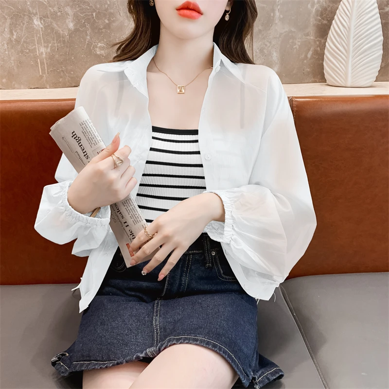 

Ladies Korean Fashion Casual Shirts Blouse Women Tops Woman Button Up Shirt Female Girls Long Sleeve Blouse PyB10570