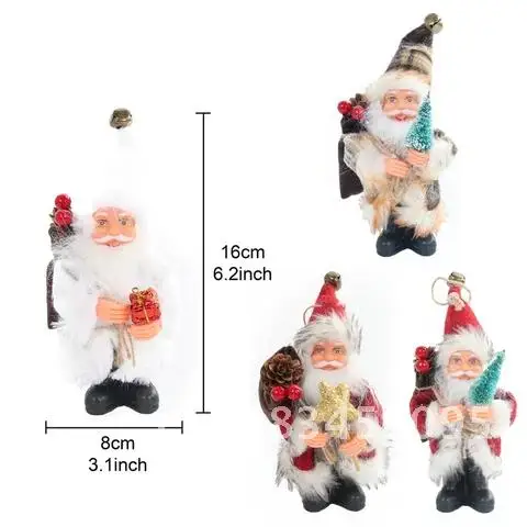 

Ornaments Christmas Tree Doll Santa Claus Merry Christmas Home Decoration Xmas Gift New Year 2021 Navidad Cristmas Noel Deco