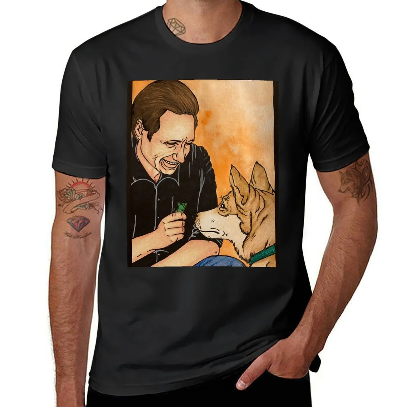 Best Friend Forgotten David Duchovny T-Shirt kawaii clothes aesthetic clothes plain t shirt men