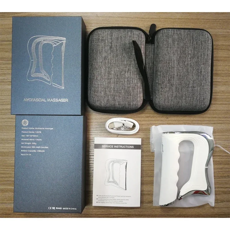 Electric Myofascial Massager NMES Hyperblade Microcurrent Deep Tissue Relieving Muscle Stimulator Massage Tool for Sport Fans