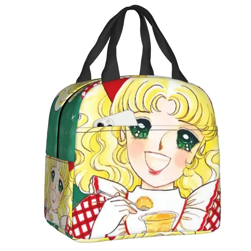 

Kawaii Candy Candy Lunch Bag Men Women Warm Cooler Insulated Lunch Container for Student School Work Picnic Food Tote Bags