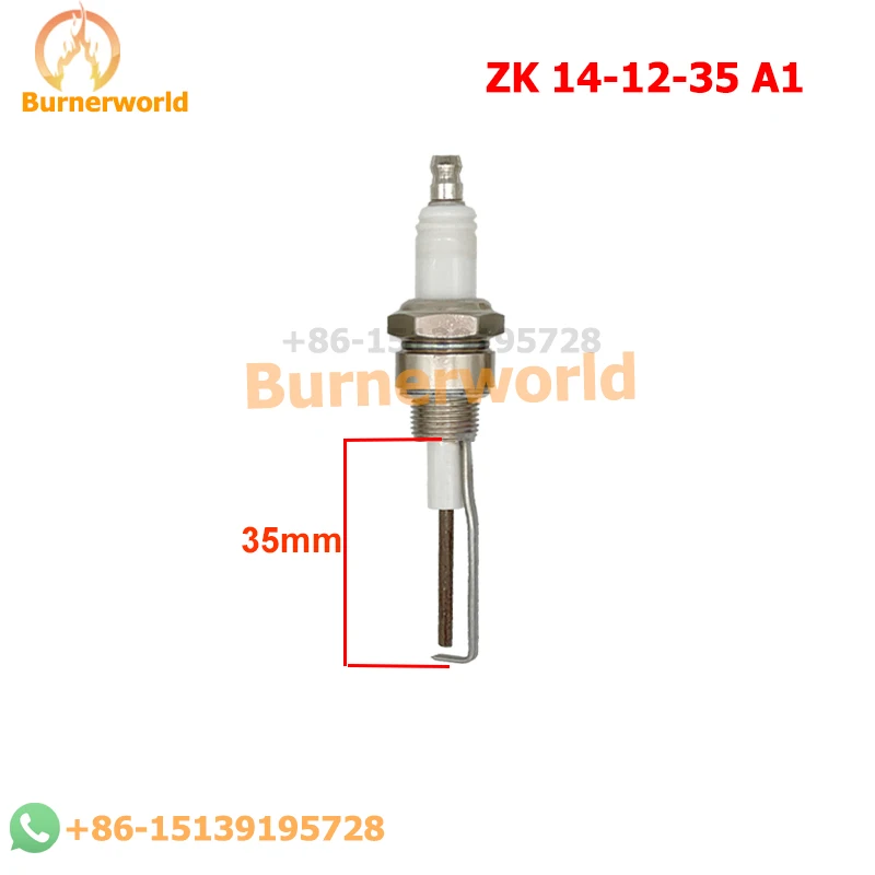 

Replace BERU ZK14-35 A1 Spark Plug ZK14-50 A1 Ignite Electrode Burner Ignition Rod ZK14-75 A1 Industrial Electrode ZK14-100 A1