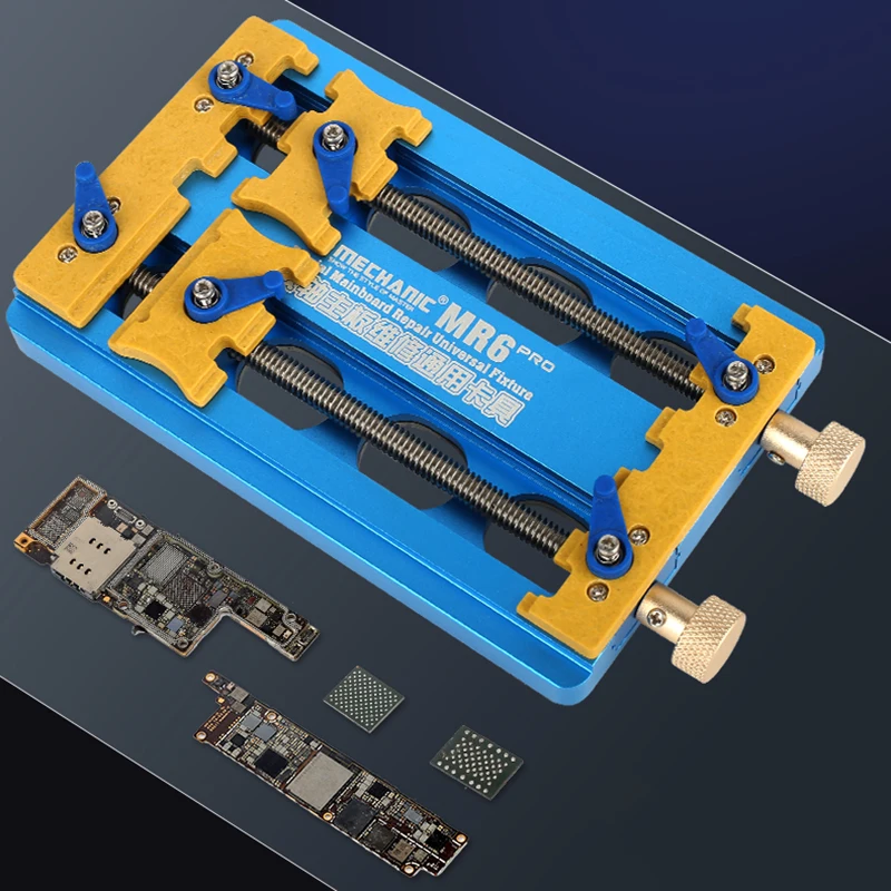 

Универсальный держатель печатной платы Mechanic MR6 Pro, высокотемпературный прецизионный двойной подшипник, приспособление для демонтажа чипа материнской платы