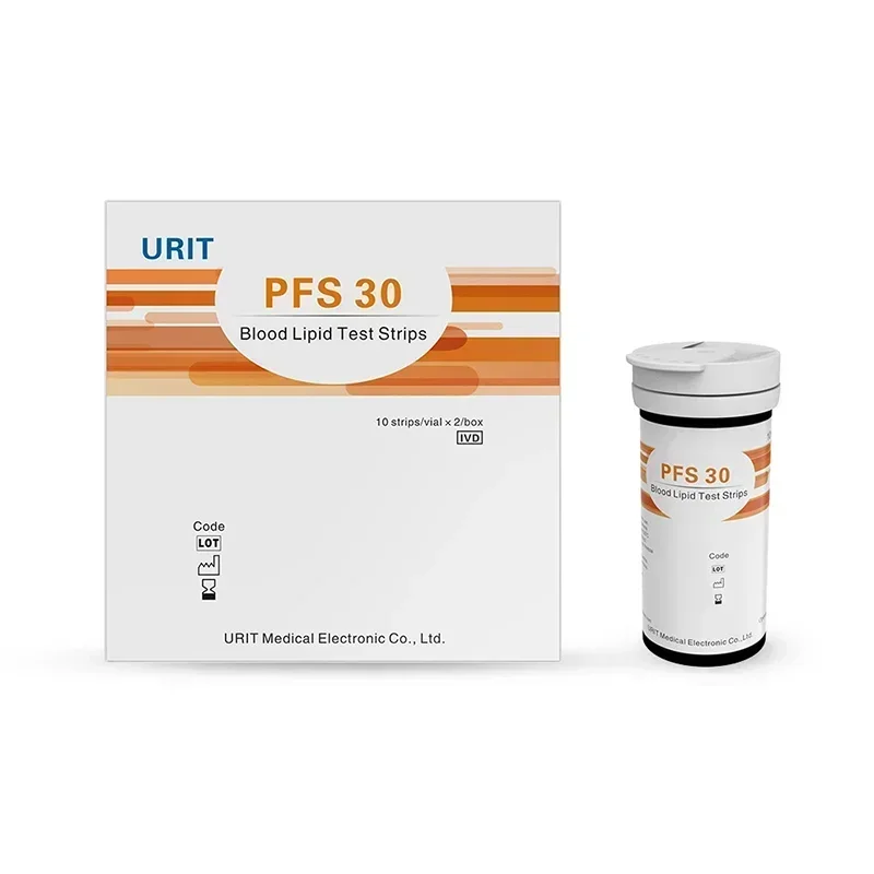 UriT PFS30 Lipid Analyzer 5 IN 1 TC/HDL/TG/LDL Blood Lipid Analyzer Automatic Monitoring Total Cholesterol Triglycerides