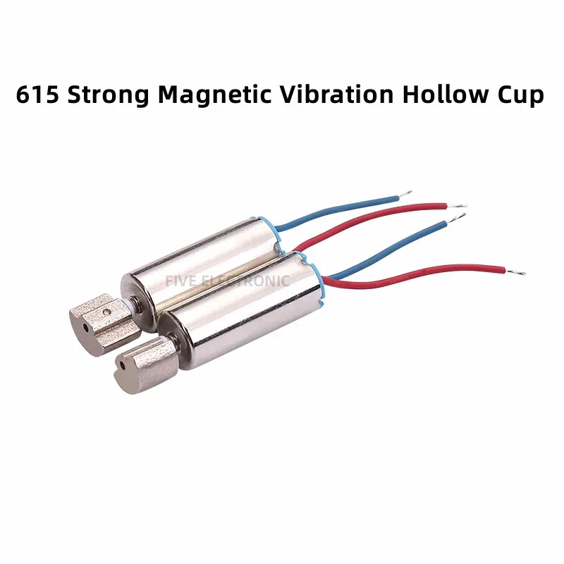 

2Pcs/Lot 615 Vibrating Motor Miniature Vibrating Hollow Cup For Massager Electric Toothbrush Machine DIY Handmade Small Motor