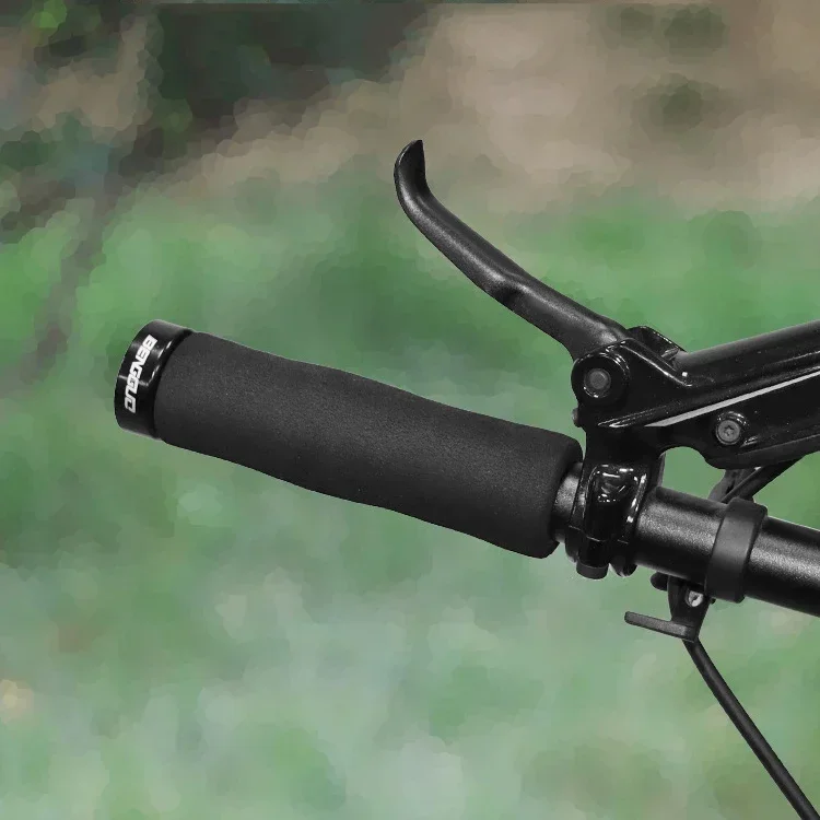 Parabrisas Moto Puños Bicicleta Puños De Goma Antideslizantes Para Manillar De Bici (22 Mm) - Par Negro Para MTB, Carretera O Ciudad Empuñaduras Para Bicicleta Doble Bloqueo Pegatinas Moto