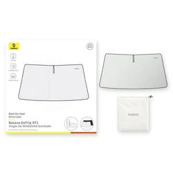 Baseus DT1 Car Windshield UV Sunshade - Foldable Front Window Sun Protection Curtain (150 x 80cm)