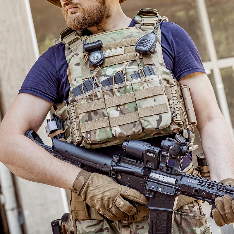 Plate Carrier Vest IDOGEAR Tactical Drop Pouch Multi-function Tool Pouch Tactical Dangler... Molle Pouches