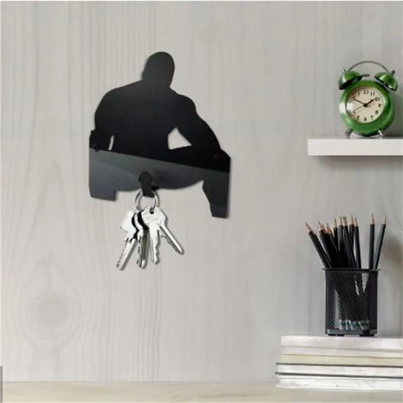 Metal Barry Wood Adult brelok haki ścienne wieszak na drzwi gospodyni na wieszak ścienny stojak na wiszące Cute Room Decor brelok płaszcz