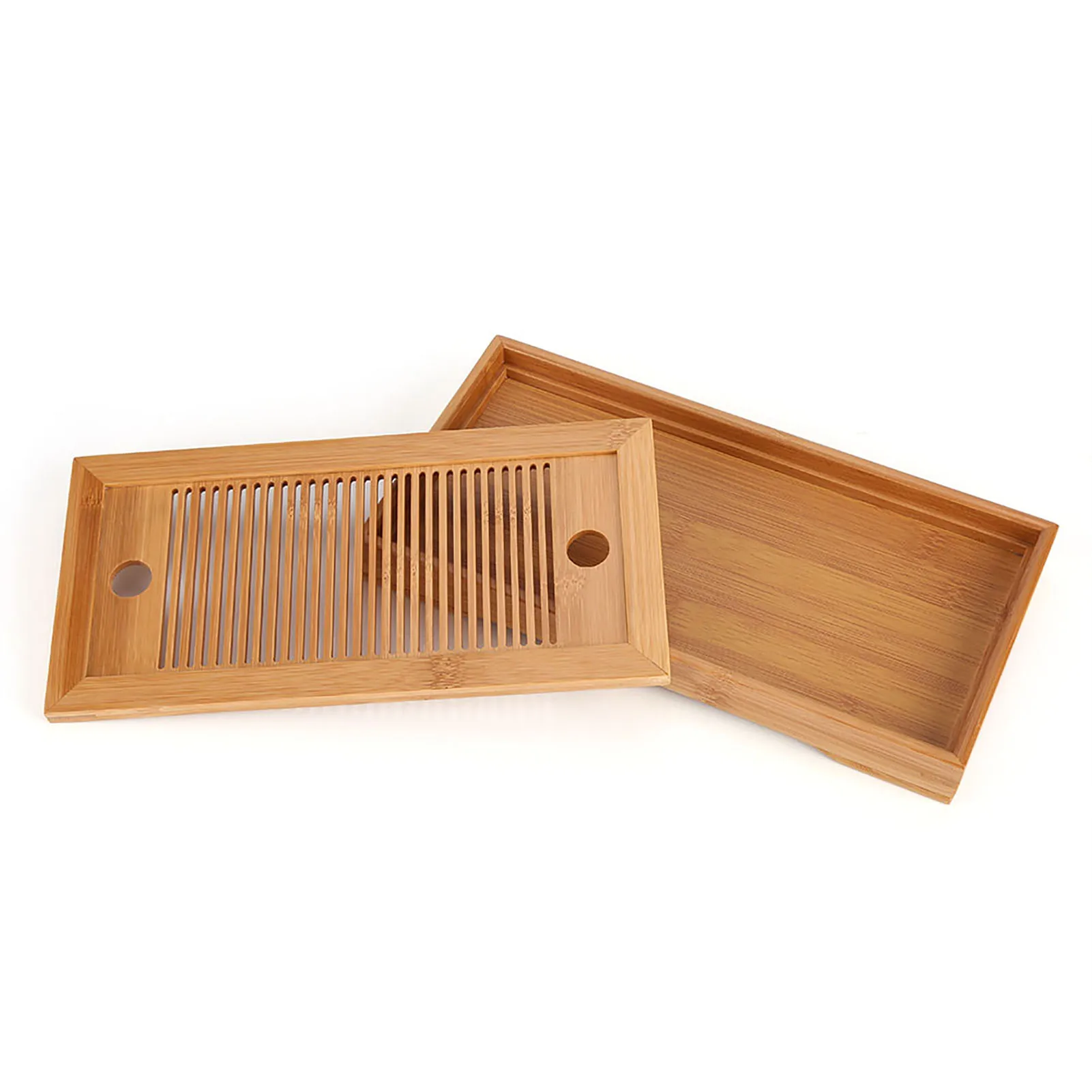 Description Picture 6 of itemBamboo Tea Tray Chinese Gongfu Tea Mini Serving Table for Teahouse Home Office Bamboo Tea Tray Gongfu Tea Tray Tea Serving Table
