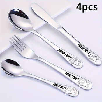 Custom Bear Flatware Set 1