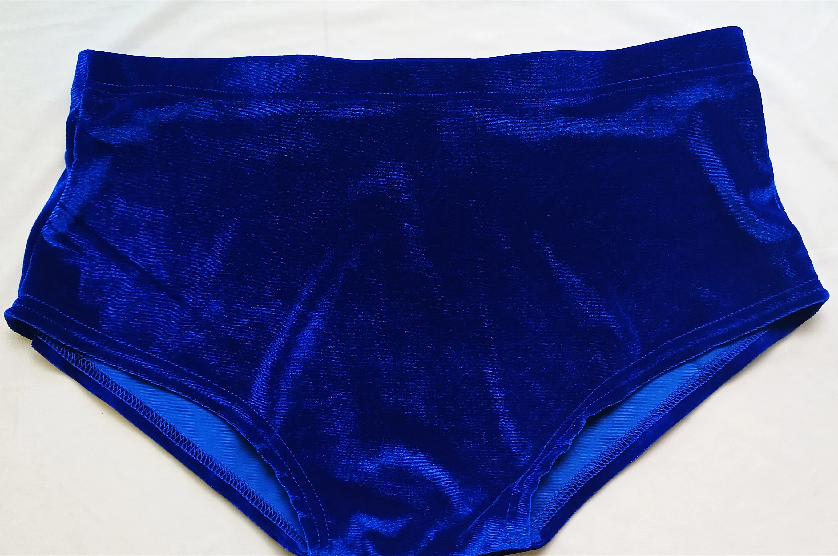 15CM Men\'s Korean Velvet Fitness Competition Pants Flat Corner CBBA New Standard FIED IFBB NPC Classic Physique Posing Trunks