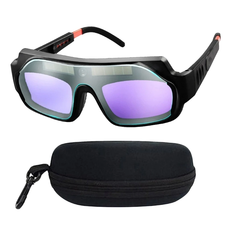 LCD Welder Glasses Safety Protective Solar Powered Auto Darkening Welding Goggles with Adjustable Shade Welder Glasses
