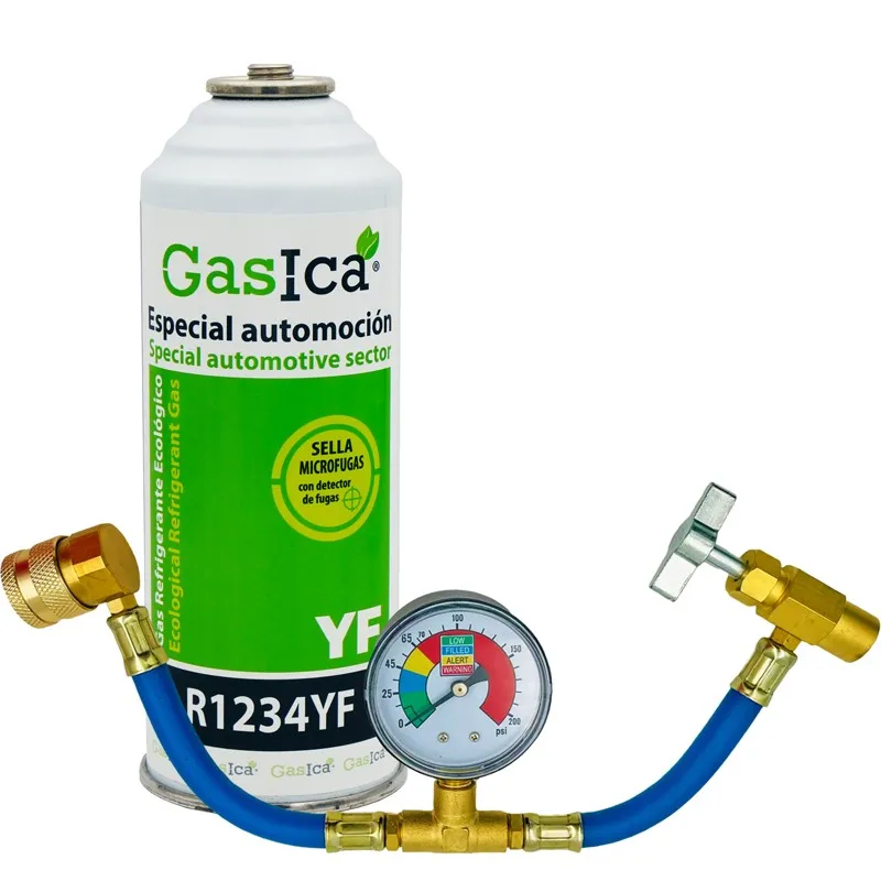 Gas Refrigerante Ecologico Gas Yf - R1234Yf + Manometro