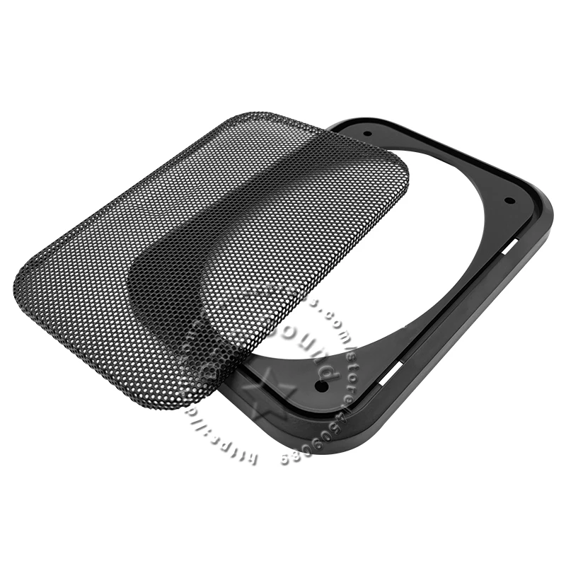 For4x6InchRectangularSpeakerGrillCoverCarHomeAudioDecorative