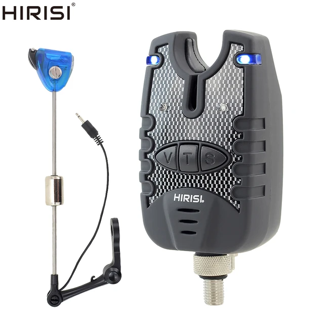 Hirisi Carp Fishing Bite Alarm and LED Fishing Swinger Set 4 Color Fishing  Tackle