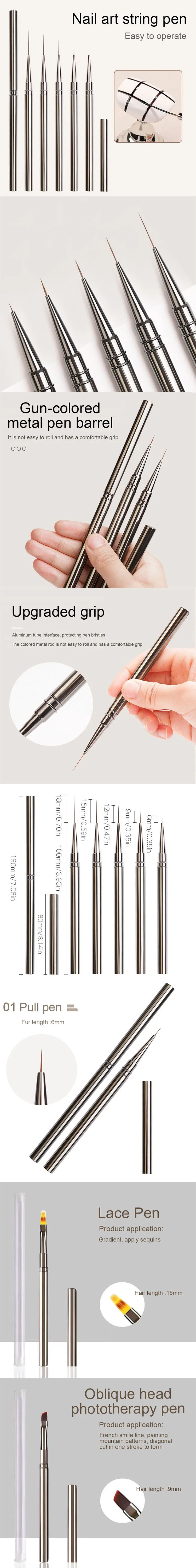 Precision Nail Art Brushes