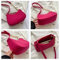 Mini sac à bandoulière en feutre pour femmes, sacoche ergonomique sous les bras, pochette à bandoulière Simple et légère, sac sous les bras 5
