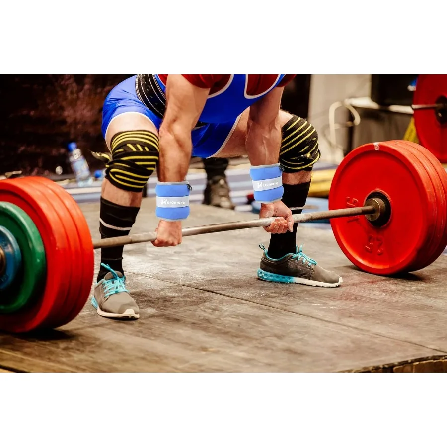 Ankle Weights,10 LBS (1 Pair) Wrist Arm & Leg Weighted for Women Men Kids with Elongated Strap for Exercise, Fitness, Jogging, A