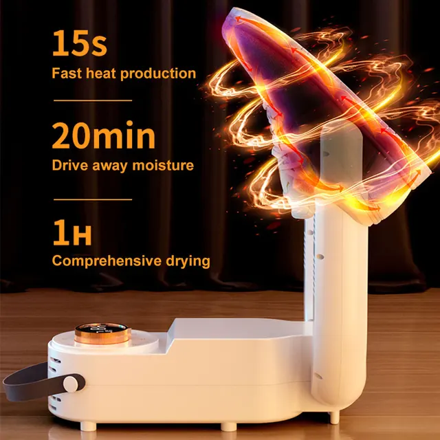 Electric Boot Warmer Dryer with Timer and Auto Off Boot Dryer Machine Folding Design Multipurpose Gifts for Outdoor Enthusiasts 3