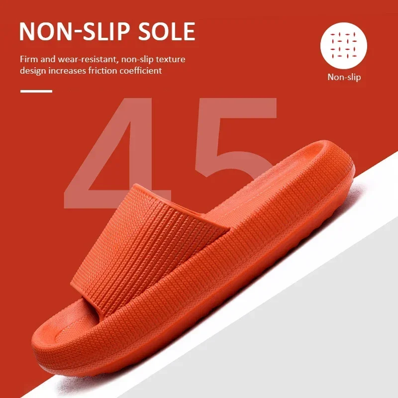 EVA Thick Sole Bathroom Slippers
