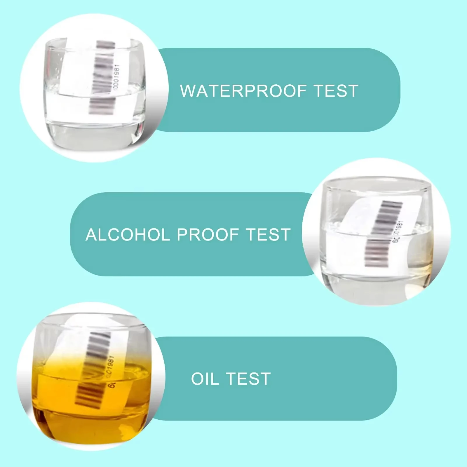 700Pcs W40xH30mm 흰색 항아리 라벨 감열지 롤 배송 스티커 카본 밴드 없음 바코드 등