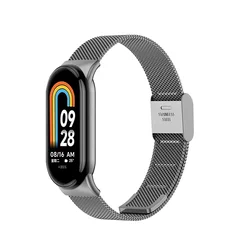 Stainless Steel Milanese Bracelet Wristband Strap Accessory - Mi 8 band (H)