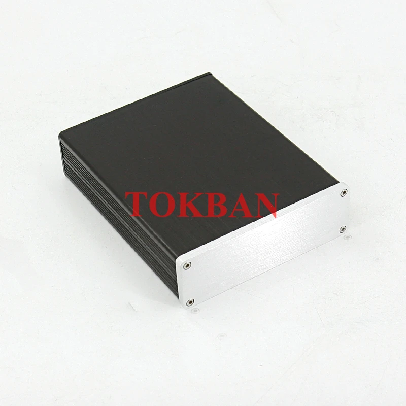Tokban 1304 132*42*169mm Diy 증폭기 오디오 케이스 쉘용 모든 알루미늄 전력 증폭기 섀시 인클로저