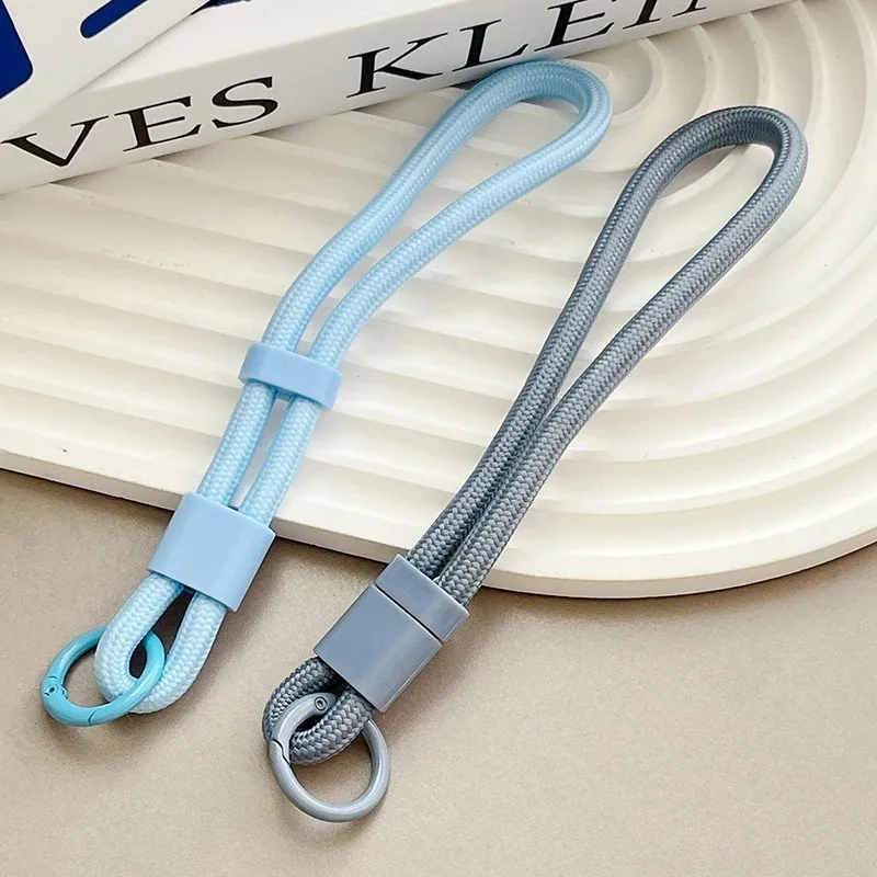 Universal Adjustable Mobile Phone Lanyard with Self-locking Anti-drop Design - Durable Polyester Wrist Strap