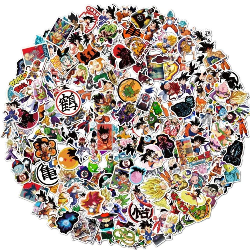 Dragon Ball Animes Cartoon Graffiti Stickers