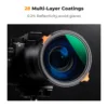 K&F KF k f Concept 2 IN 1 CPL True Color+ND2 32 X  67mm 67 82mm 72mm 77mm 72 77 82 52mm 58mm 2in1 Lens Variable ND32 VND Nano X 6