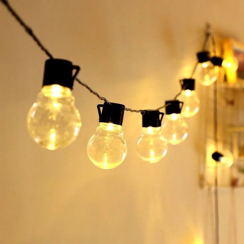 

LED String Lights Christmas Garland G50 Bulb String Lights Street Lamp New Year Party Holiday Wedding Garden Decoration Outdoor