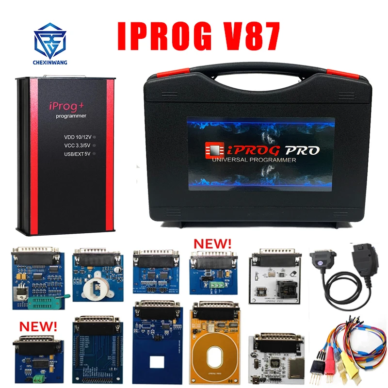 

Iprog Pro IPROG+ V87 Script Programmer Support IMMO + Mileage Correction +Airbag Reset 3 in 1 Replace Carprog Digiprog3 Tango