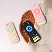 new arrival Baby Silicone Remote Control Teether Baby Anti Hand Eating Teething Stick Children Toys Cartoon Soothing Toys