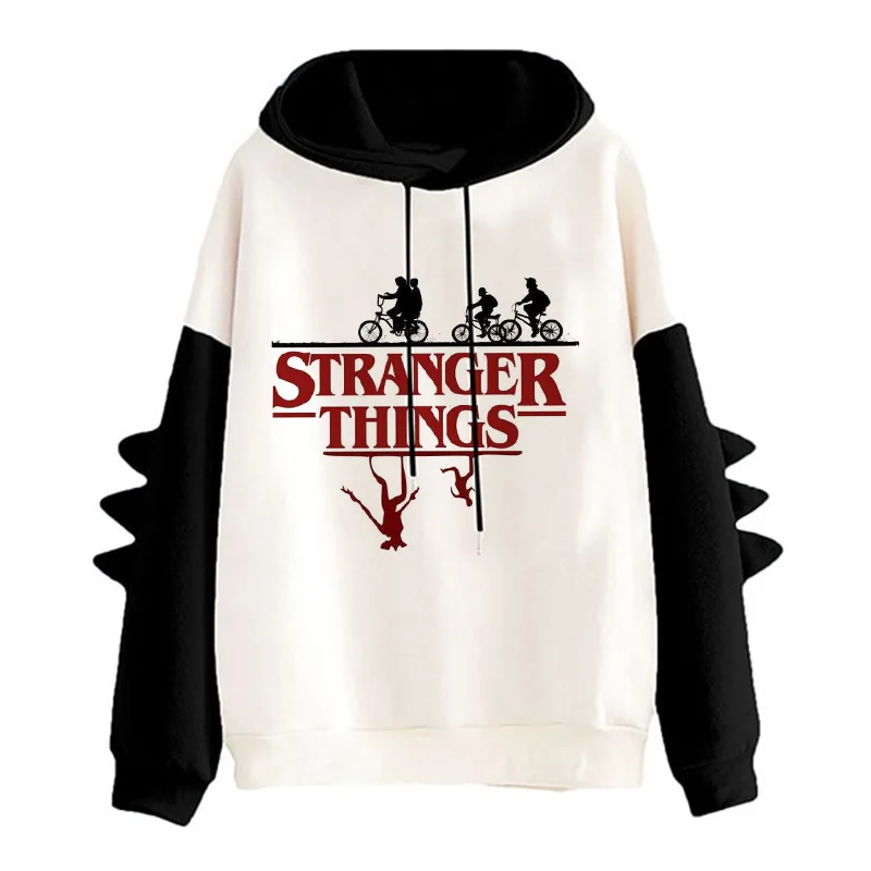 backwoods hoodie Oversize Hoodie Stranger Things Women Harajuku Eleven Sweatshirts Funny Korean Style Hooded Hoodies Kawaii Sweatshirt Y2k hoodie fashion Hoodies & Sweatshirts