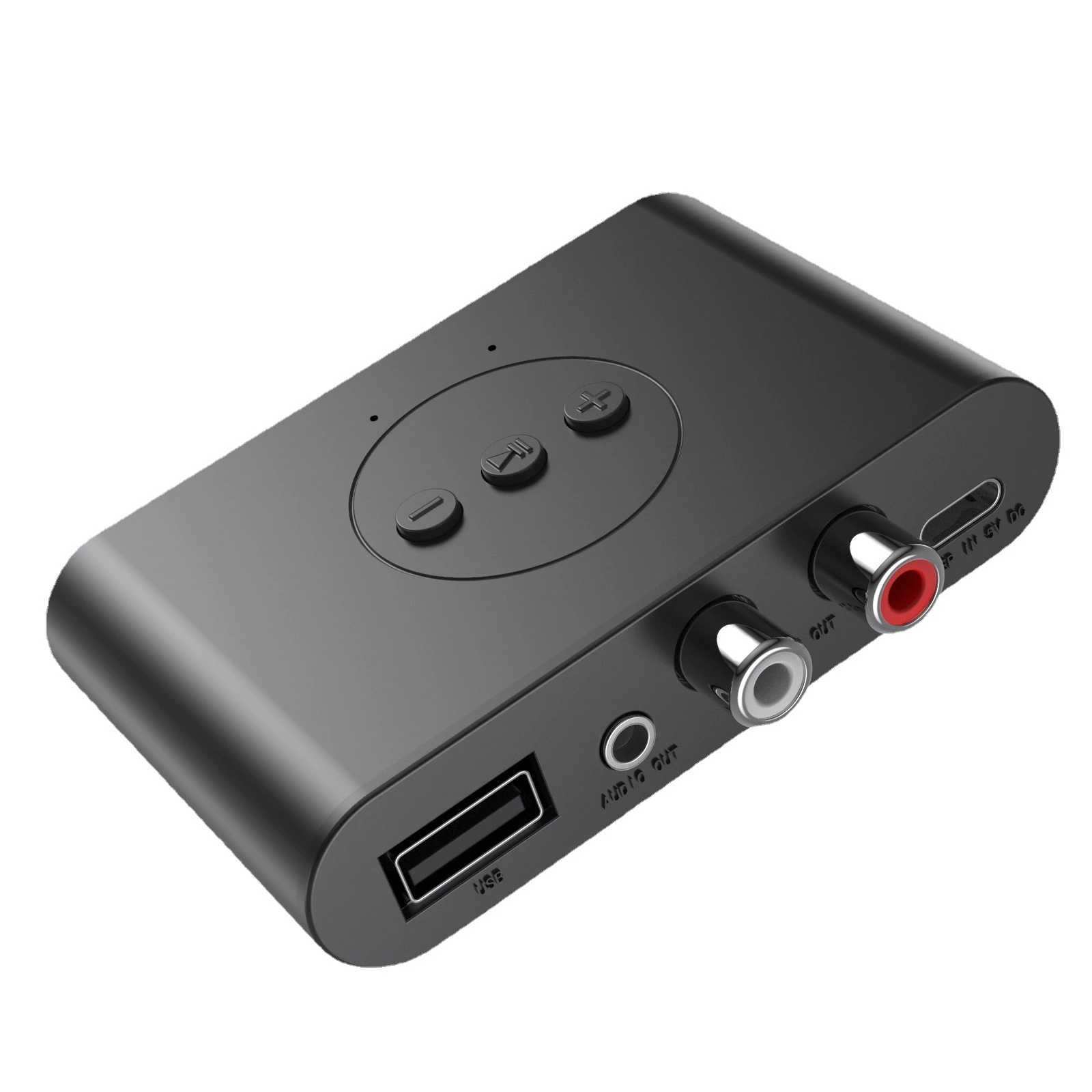 NFC Bluetooth 5.0 Audio Receiver U Disk 3.5mm AUX RCA USB Stereo Music Wireless Adapter With Mic For Car Kit Speaker Amplifier bluetooth adapter bluetooth audio receiver audio adapter